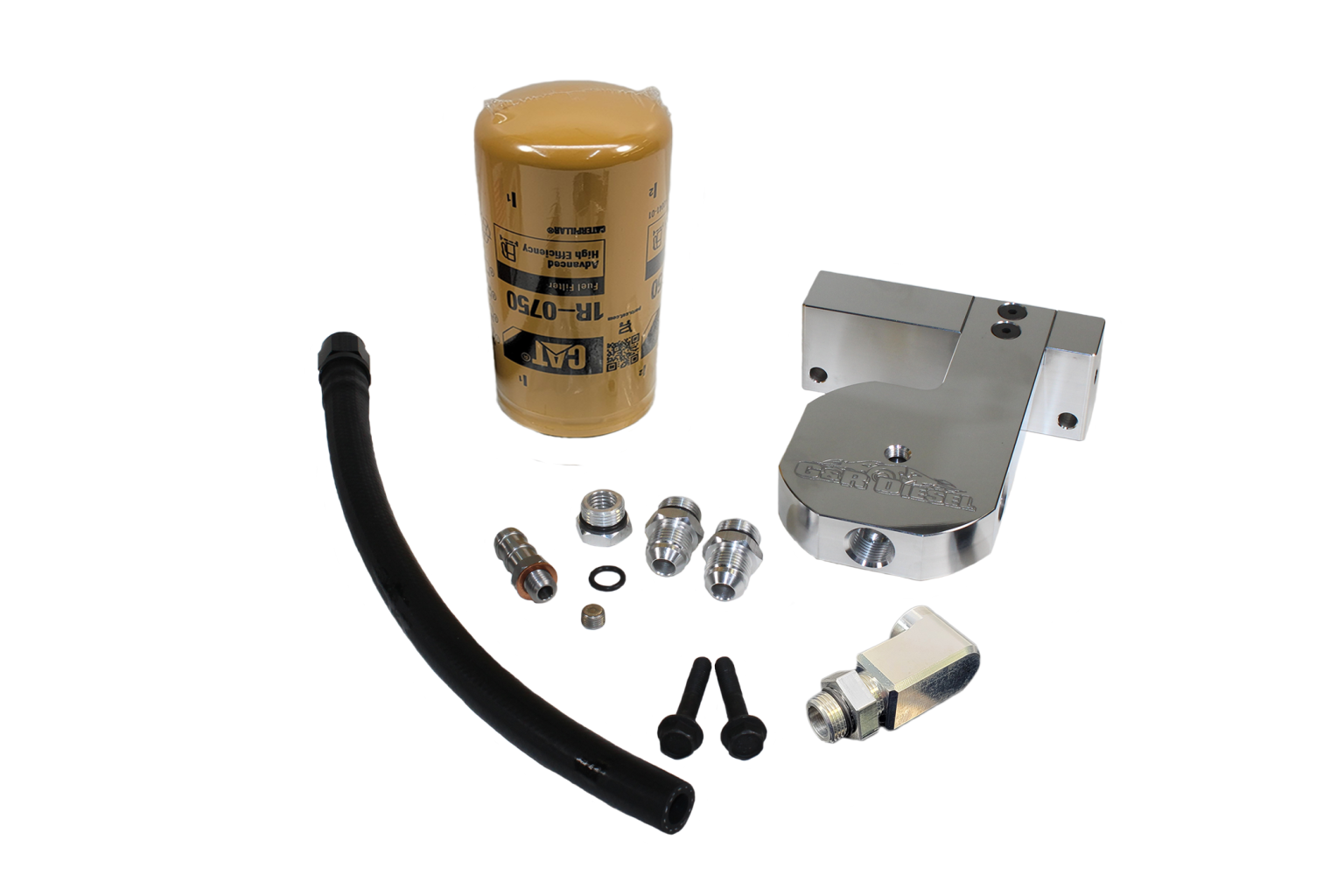 20102018 6.7 Cummins CAT Fuel Filter Conversion Kit G&R Performance