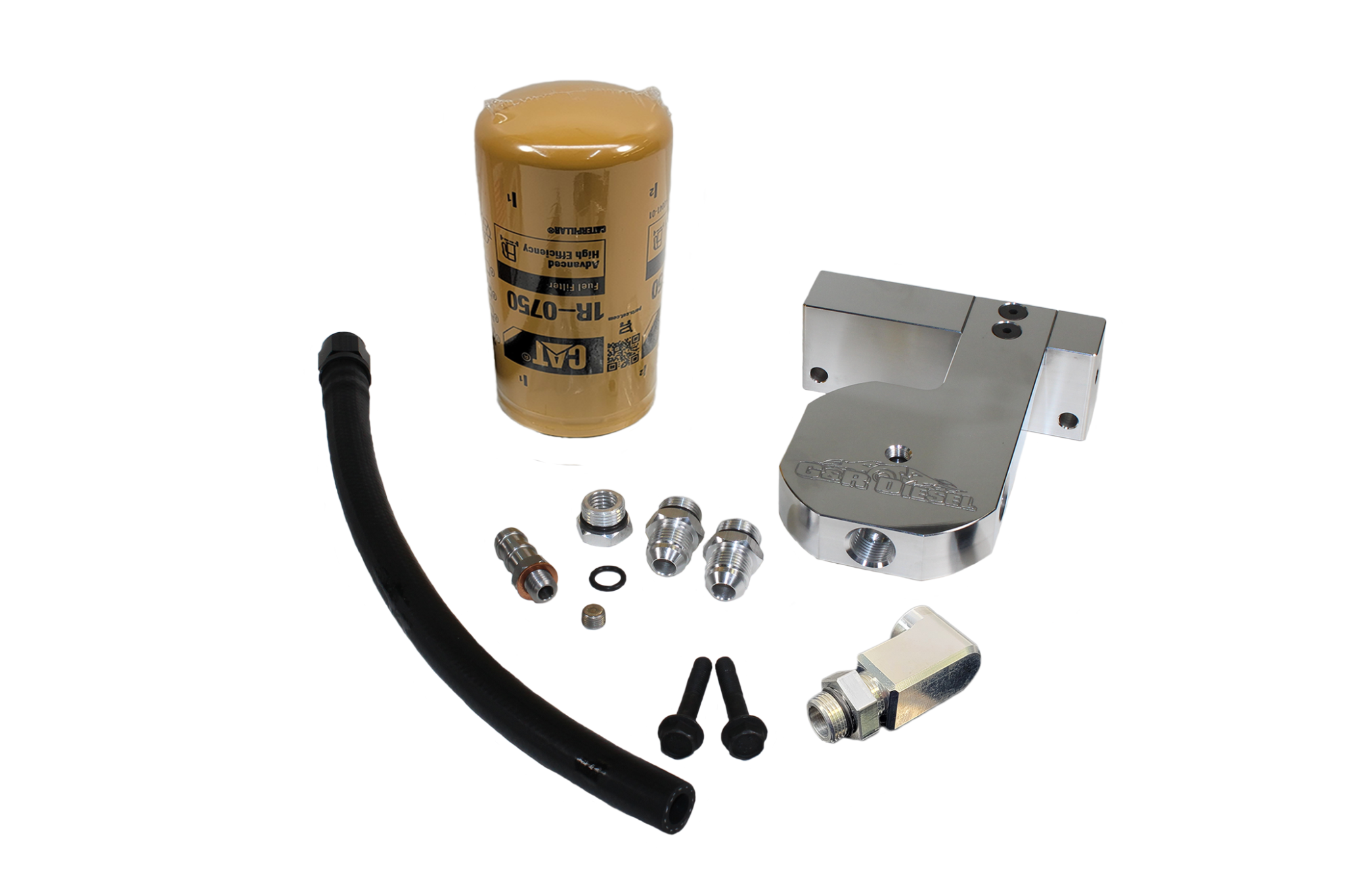 20102018 6.7 Cummins CAT Fuel Filter Conversion Kit G&R Performance