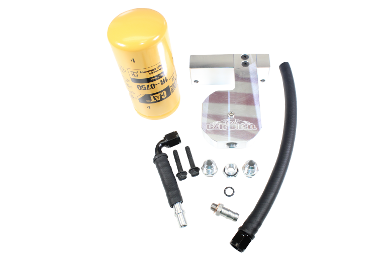 6.7 Cummins CAT Fuel Filter Conversion Kit G&R Performance Diesel