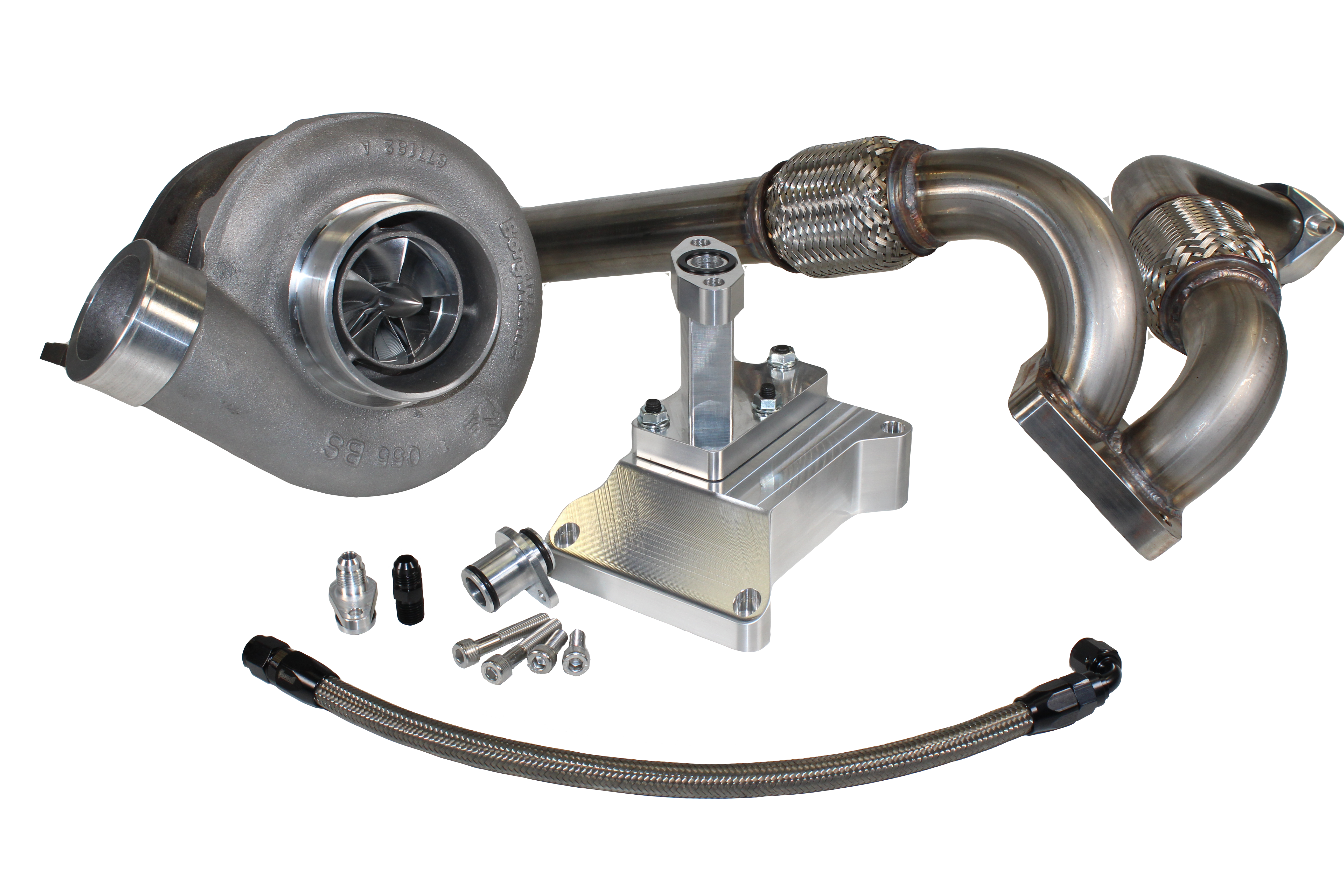 A T4 turbo kit is the perfect solution for the unreliable factory VNT turbo that come...
