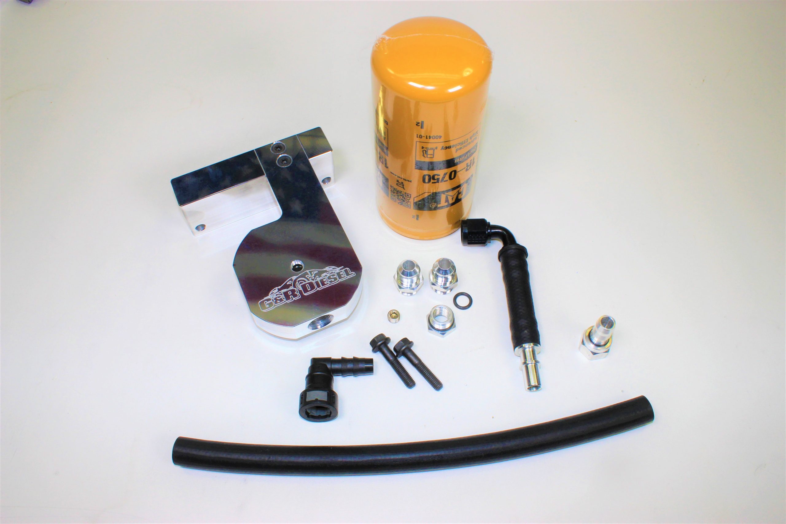 2019 2020 6 7 Cummins Cat Fuel Filter Conversion Kit G R Performance Diesel